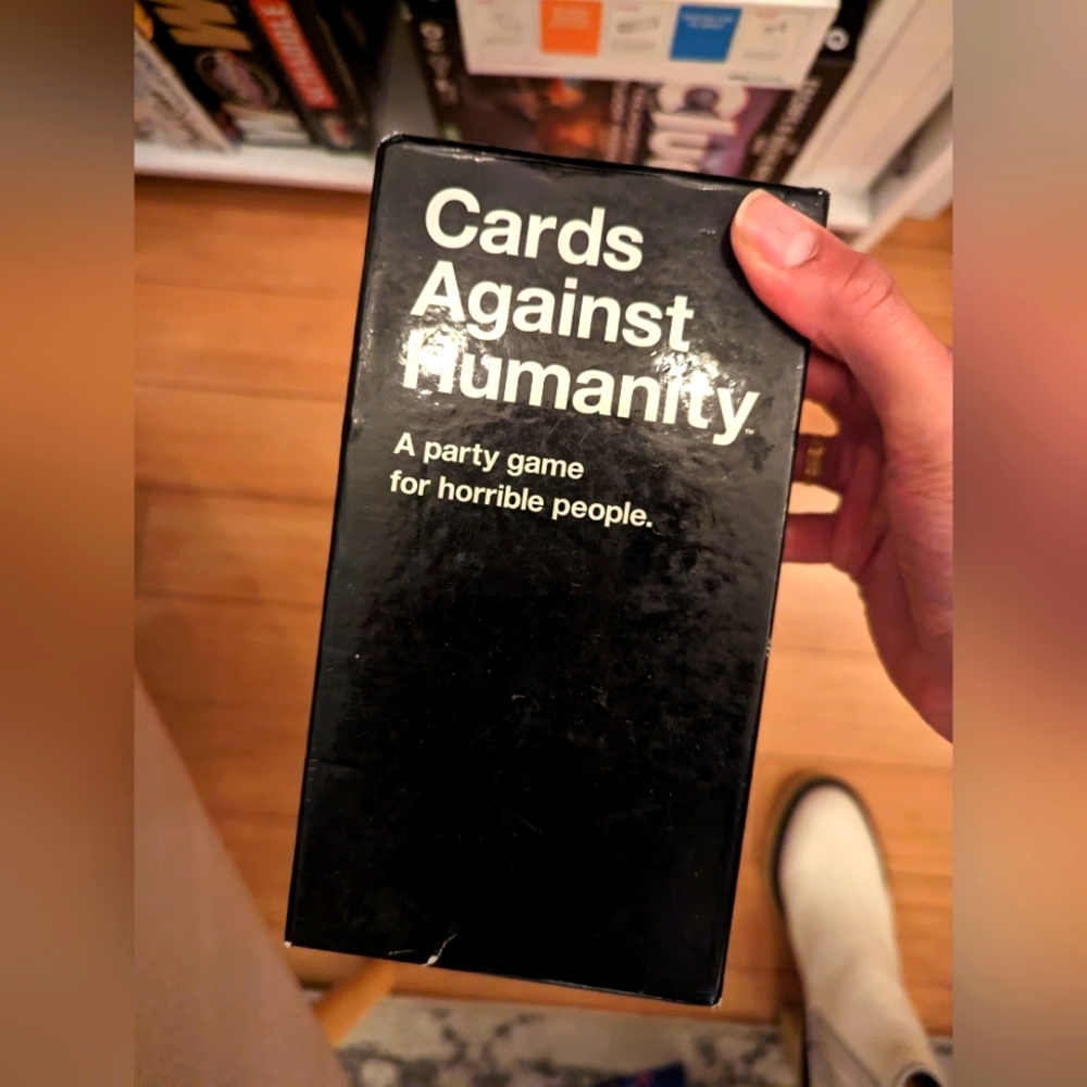 Cards against humanity + expansion pack